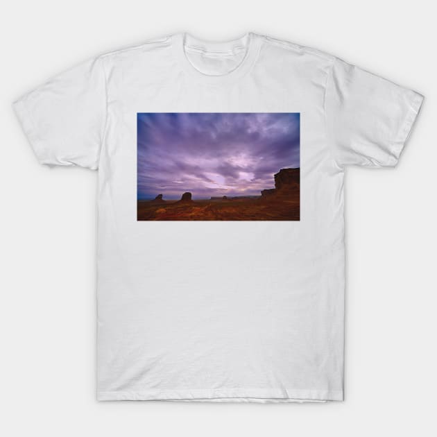 Monument Valley and Clouds4 T-Shirt by StonePics